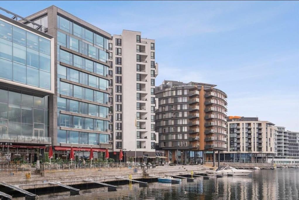 Ferienwohnung Aker Brygge - Sjoside Hjem - Sentral Beliggenhet Oslo Exterior foto
